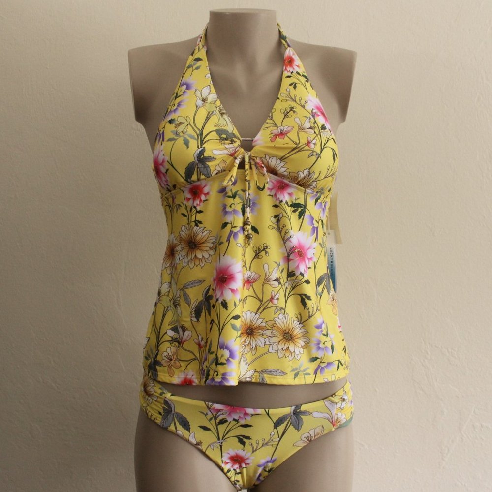 Lucky Brand Cruisin Coronado Tankini Set - Picture 2 of 8